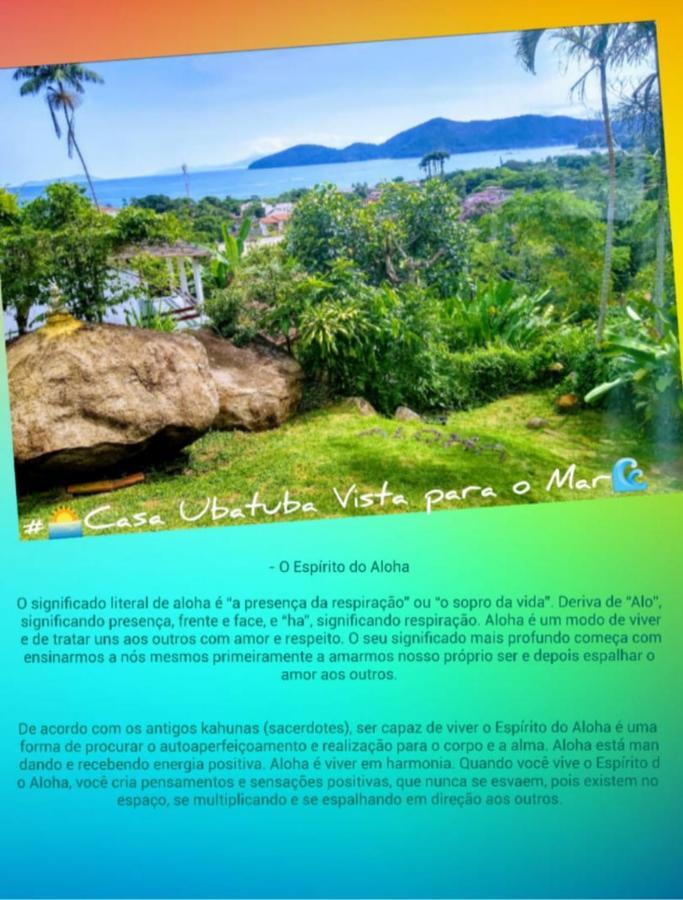 Casa Ubatuba Vista Para O Mar Ngoại thất bức ảnh